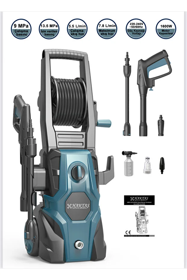 Yüksek basınçlı araba yıkama makinası